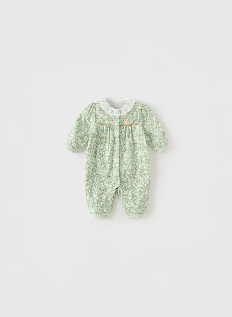 Dave & Bella Green floral romper
