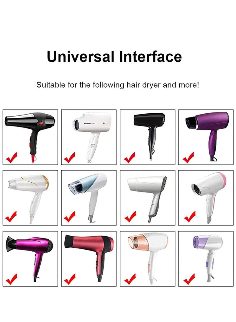 Y&D Hair Dryer Hood White, Universal Diffuser for Fine Thick Curly Wave and Frizzy Hair, Adjustable, Salon Cover, Inner Diameter is About 7.2 CM - Image 4