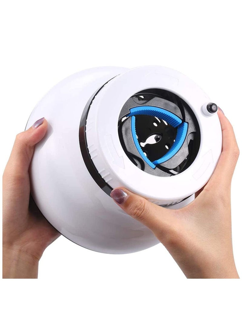 Y&D Hair Dryer Hood White, Universal Diffuser for Fine Thick Curly Wave and Frizzy Hair, Adjustable, Salon Cover, Inner Diameter is About 7.2 CM - Image 2