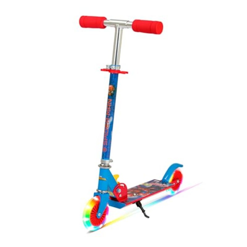 Spiderman 2 Scooter - with LED light Blue, SP-7059 - Image 1