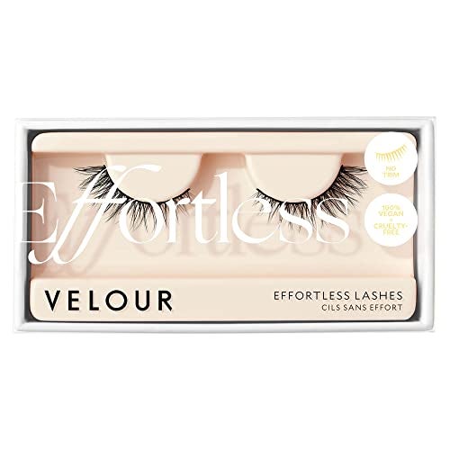 Velour Effortless Lashes, Natural Looking False Eyelashes, Fluffy & Lightweight No Trim Eyelashes, Reusable Fake Lashes For All Eye Shapes, Vegan & Cruelty-Free, Lash Glue not Included (Mini Me) - Image 1