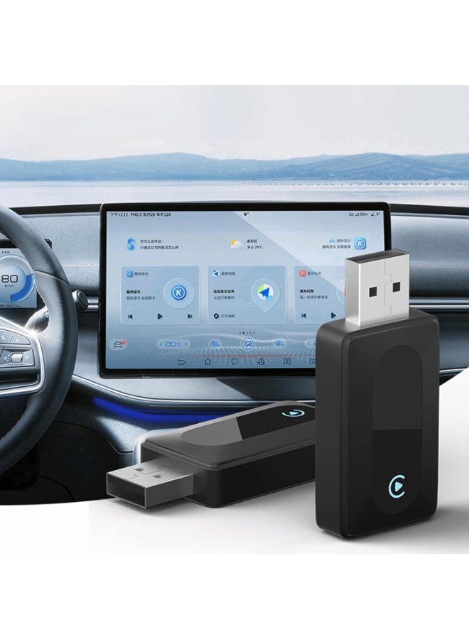 P100 Wireless Car Adapter, 6 GHz, WiFi and Bluetooth 5.4 Connection, Maximum Freedom for Your Smartphone in the Car, Compatible with Android Auto and iOS USB-A Plug & Play - Image 3
