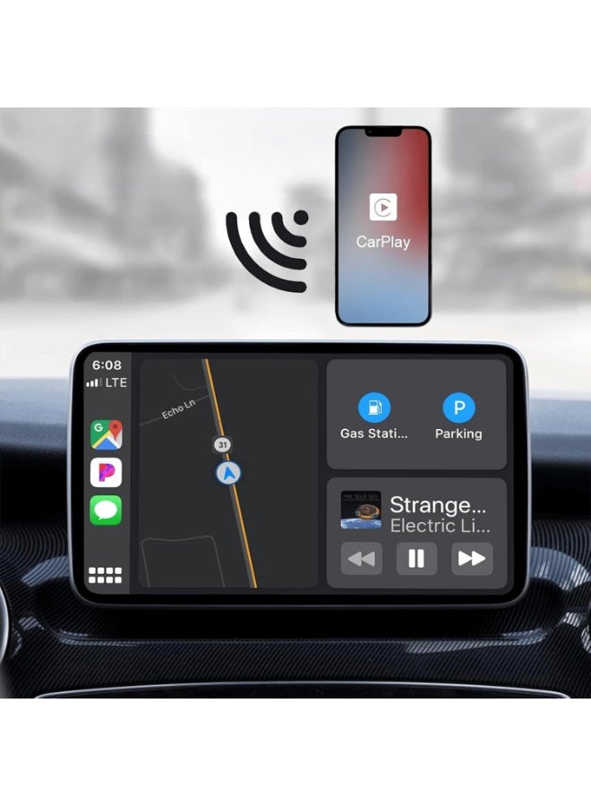 P100 Wireless Car Adapter, 6 GHz, WiFi and Bluetooth 5.4 Connection, Maximum Freedom for Your Smartphone in the Car, Compatible with Android Auto and iOS USB-A Plug & Play - Image 4