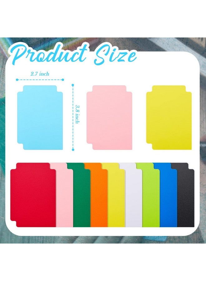 Suilung Trading Card Dividers Multicolor Card Page Dividers Frosted Plastic Separator with Tabs for Games Sports, 2.7 x 3.8 Inches(100 Pieces) - Image 2