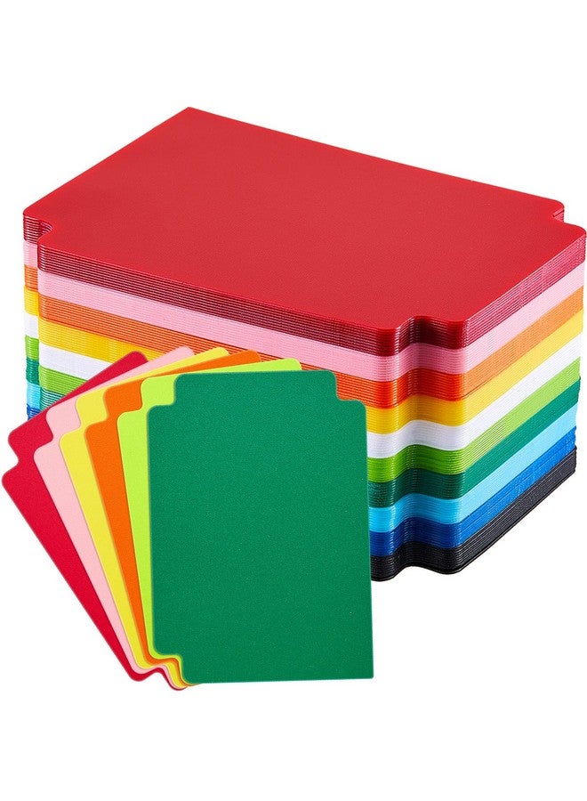 Suilung Trading Card Dividers Multicolor Card Page Dividers Frosted Plastic Separator with Tabs for Games Sports, 2.7 x 3.8 Inches(100 Pieces) - Image 1