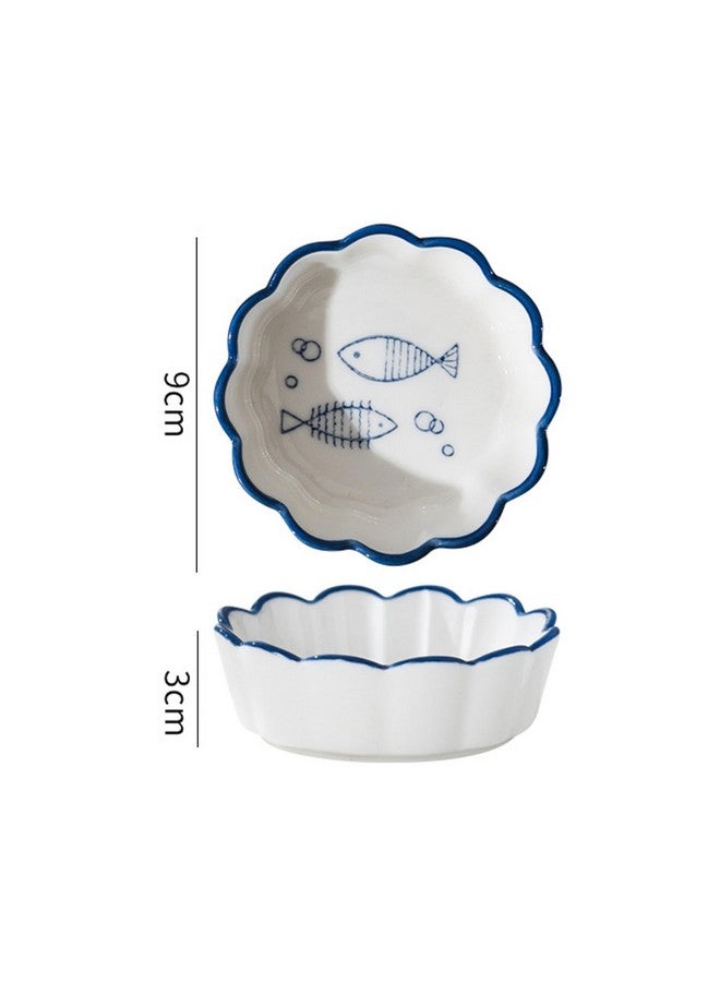 OLWICK طقم أواني سيراميك صغيرة من أولويك | أواني تقديم مبتكرة للغمس | لصلصة الصويا، الخل، الشاتني، السوشي، الكاتشب، المربى | عشوائي، مجموعة من 4 (وعاء-L، مجموعة من 6)، 100 مل، متعدد الألوان - Image 3