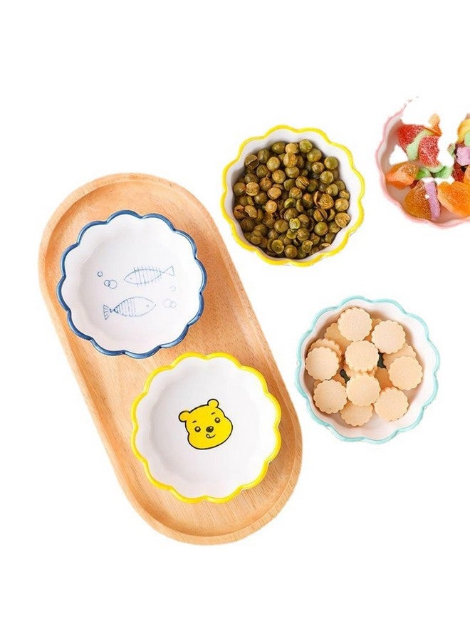 OLWICK طقم أواني سيراميك صغيرة من أولويك | أواني تقديم مبتكرة للغمس | لصلصة الصويا، الخل، الشاتني، السوشي، الكاتشب، المربى | عشوائي، مجموعة من 4 (وعاء-L، مجموعة من 6)، 100 مل، متعدد الألوان - Image 5