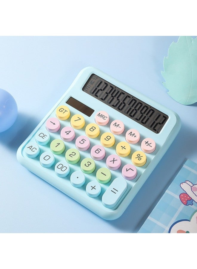 New Color Matching High Color Value Mechanical Keyboard Calculator Student Exam Special Portable Computer Large Screen