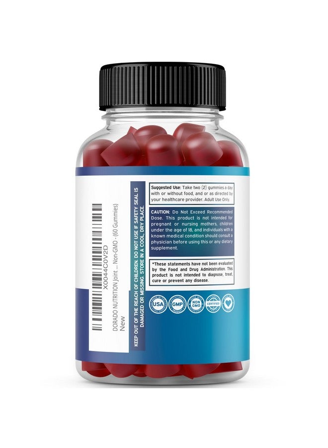 DORADO NUTRITION Glucosamine Chondroitin Gummies Joint Supplement - Glucosamine Gummies For Adults Nutritional Supplements - Joint Supplements for Men & Women - Delicious Raspberry Flavor - (60 Count)  - Image 3