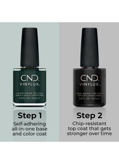 CND Vinylux Longwear Green Nail Polish Gellike Shine & Chip Resistant Color 0.5 Fl Oz  - Image 4