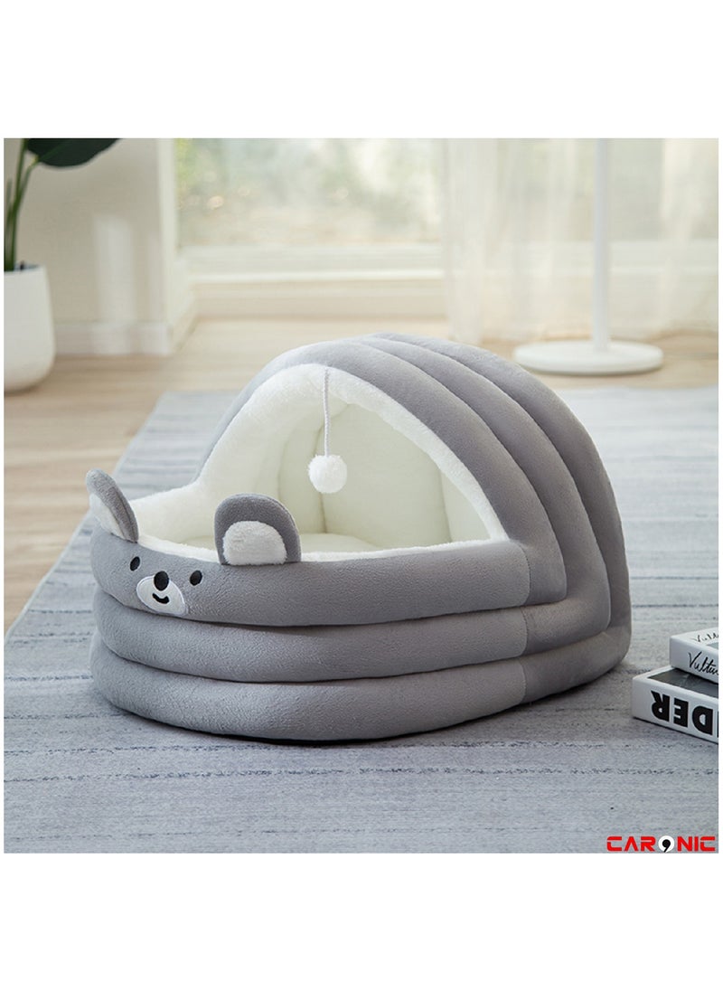 Home Pet Bed For Cats And Small Dogs Bed Removable Washable For Indoor And Outdoor Pets Sleeping Cozy Grey White - pzsku/Z6C5B9466DBFA24162FEDZ/45/_/1701777727/e0865893-4189-421e-af10-cf50d9e7ac4b