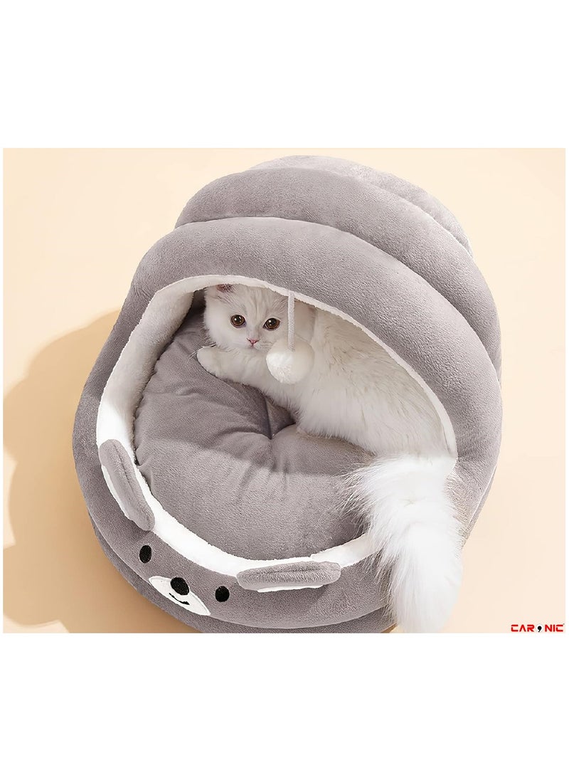 Home Pet Bed For Cats And Small Dogs Bed Removable Washable For Indoor And Outdoor Pets Sleeping Cozy Grey White - pzsku/Z6C5B9466DBFA24162FEDZ/45/_/1701777769/eea08c43-40fa-4d30-9bff-bfb2aebe274a