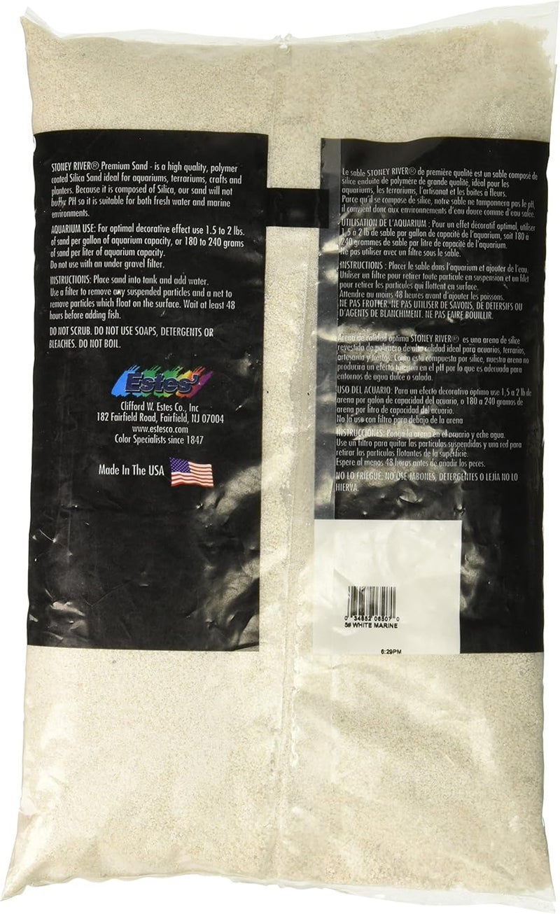 إستيس منتج 28199 Aqua Sand، لون أبيض، وزن 5 أرطال. - Image 2