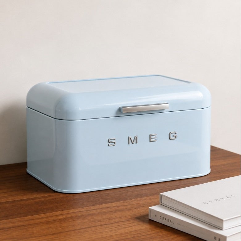 SMEG Style Storage Box with Lid for Home Desktop, Entryway Key and Cosmetic Organizer