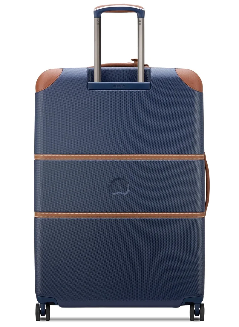 DELSEY Paris  chatelet air 2.0 - 82 cm hardcase 4-double wheeled non-expandable check-in luggage trolley- blue  | Best Price UAE
