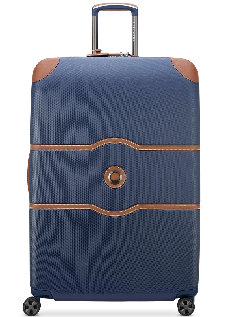 ديلسي _باريس شاتليه إير . - حقيبة سفر بعجلات مزدوجة صلبة  سم زرقاء