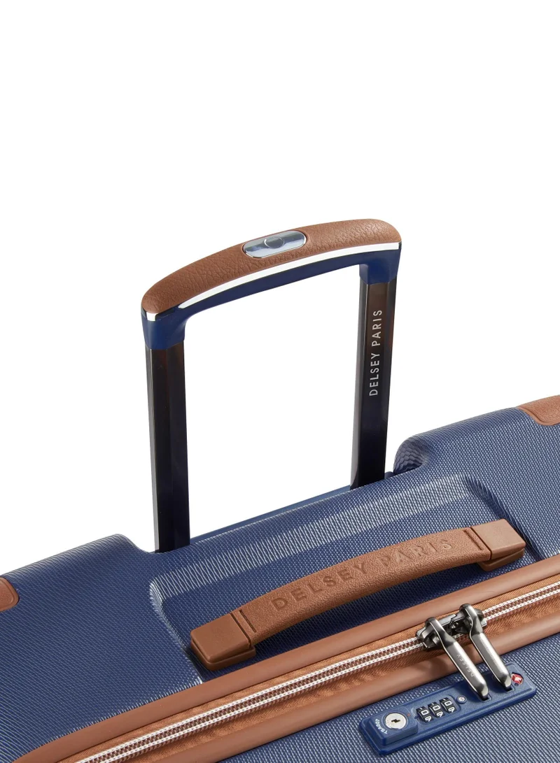 DELSEY Paris  chatelet air 2.0 - 82 cm hardcase 4-double wheeled non-expandable check-in luggage trolley- blue  | Best Price UAE