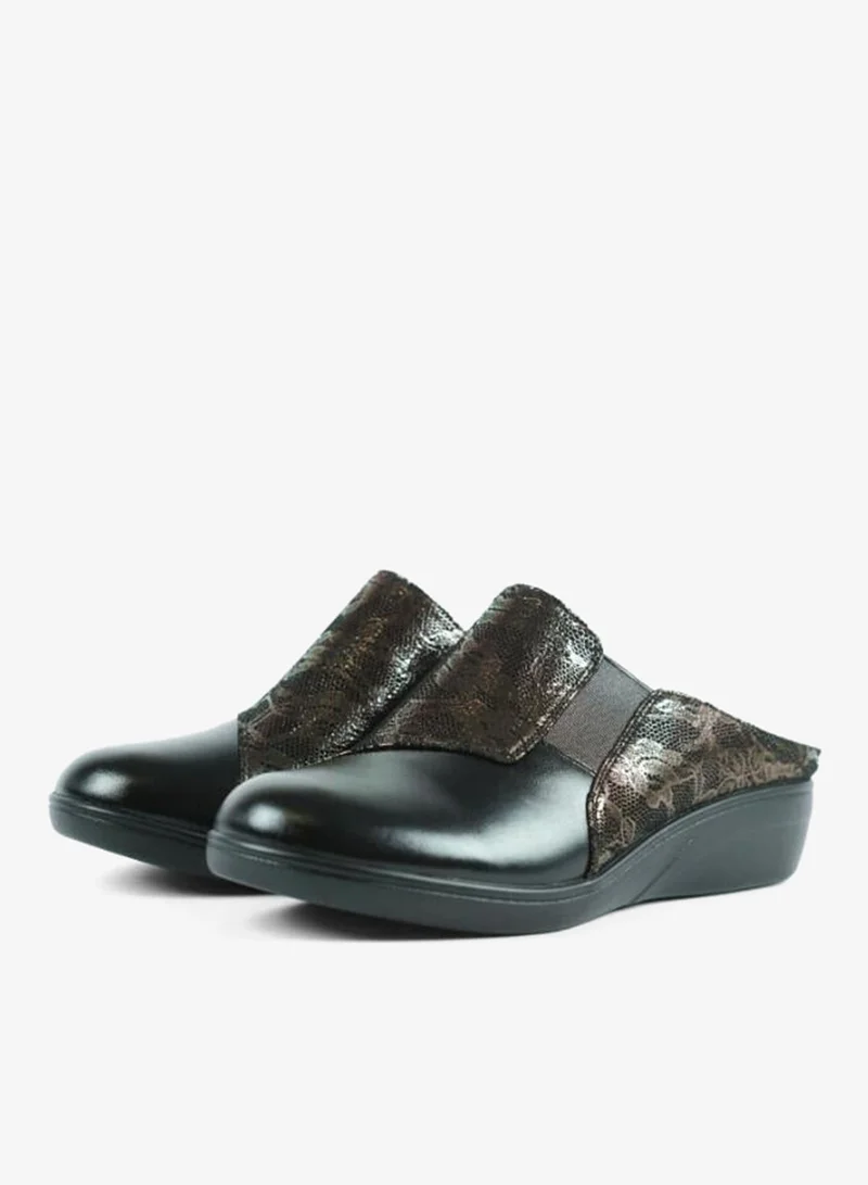 Zayna Black 221-3145 Zayna Ladies Flat Sandals 88909-51 Black for Women | Best Price UAE