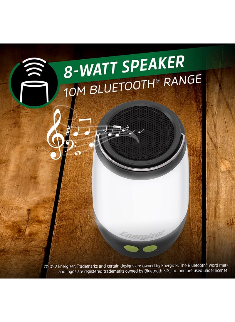 Energizer ENERGIZER Lantern + Bluetooth Speaker, Ultra Bright with Powerful Sound, IPX4 Water Resistant Rechargeable LED Lantern (USB Cable Included)  - Image 3