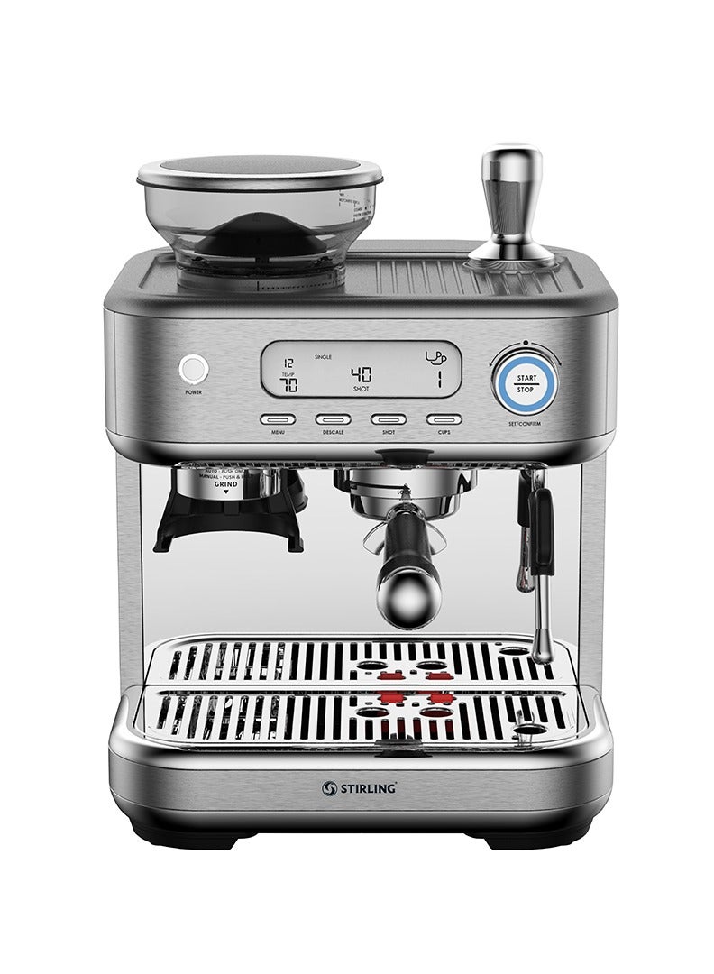 Stirling Premium Espresso Machine with Grinder – AU - Image 1