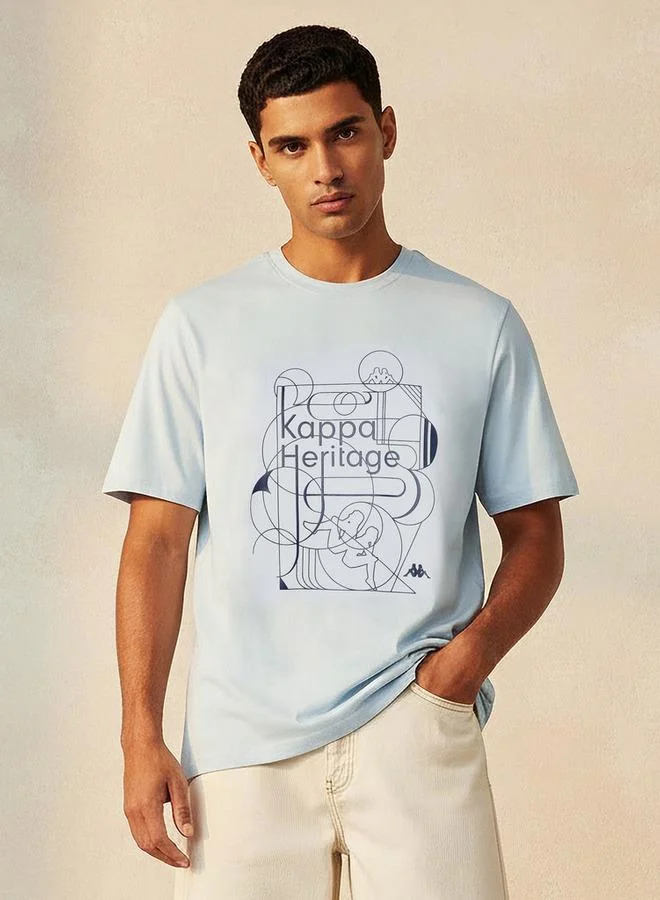 كابا Kappa Men Slogan Print T-shirt