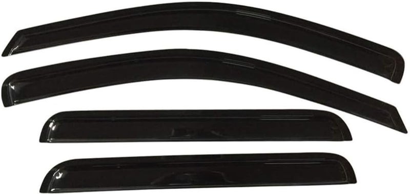 Tape On Window Visors Fits for 20052010 Jeep Grand Cherokee Side Auto Window Wind Deflectors Ventshade Rain Guards for CarsTrucks