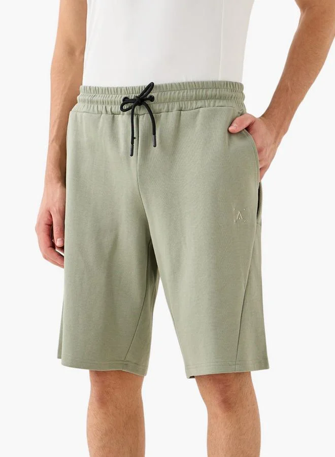 Panelled Performance Shorts with Pockets