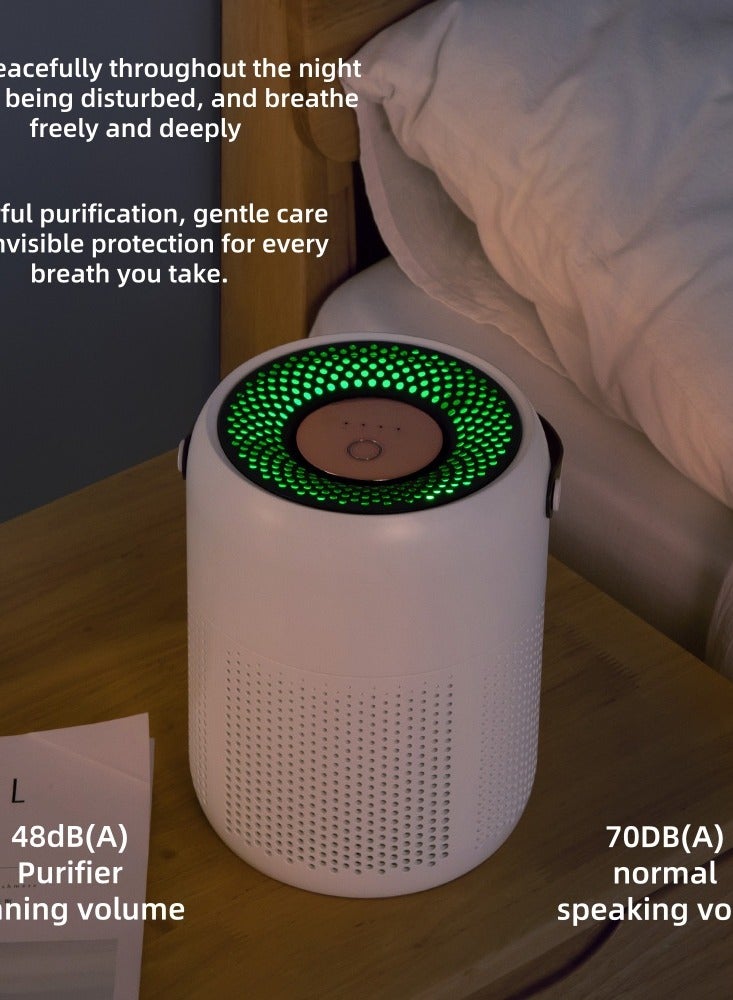 Desktop air purifier USB deodorization, odor removal, formaldehyde removal, fresh home air purifier, office bedroom living room air purifier - Image 4
