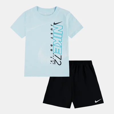 Nike Kids' Rhythm Dri-FIT Mesh T-Shirt and Shorts Set