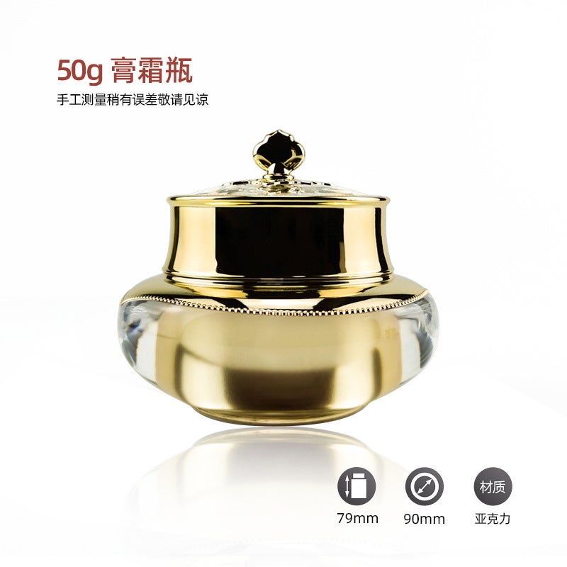 [Crown Set Bottle] Cosmetic Bottling Cream Eye Cream Box Fine Spray Bottle Emulsion Empty Bottle Essence Bottle - Image 1
