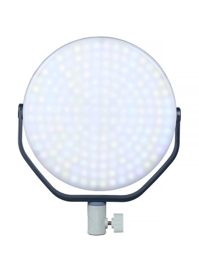 نانليت Nanlite miro 60c RGB Round LED Light Panel (Midnight Blue) - Image 3