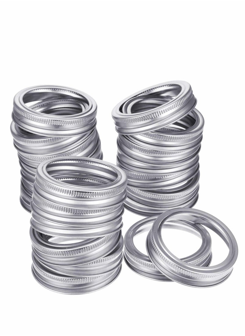Y&D 24 Pcs Regular Mouth Replacement For Mason Jar Lids And Bands Split-Type Canning Jars Rings Bottle Storage Tin Caps  - Image 1
