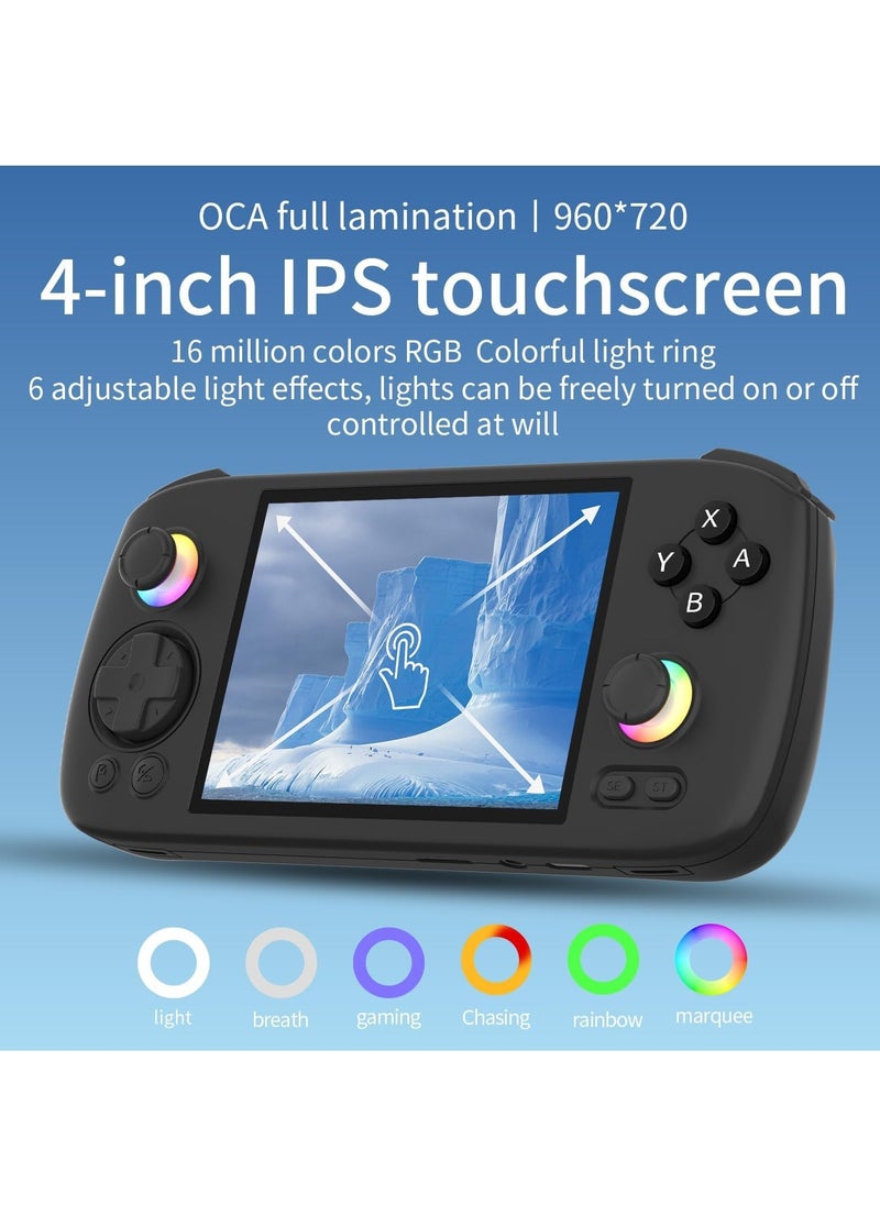 ANBERNIC  - ANBERNIC RG406H Handheld Game Console Unisoc T820 Android 13 5000 mAh 4-inch IPS screen Large-angle 3D Hall Joystick Hall Rigger 5G WIFI Bluetooth Retro Video Players - Image 1