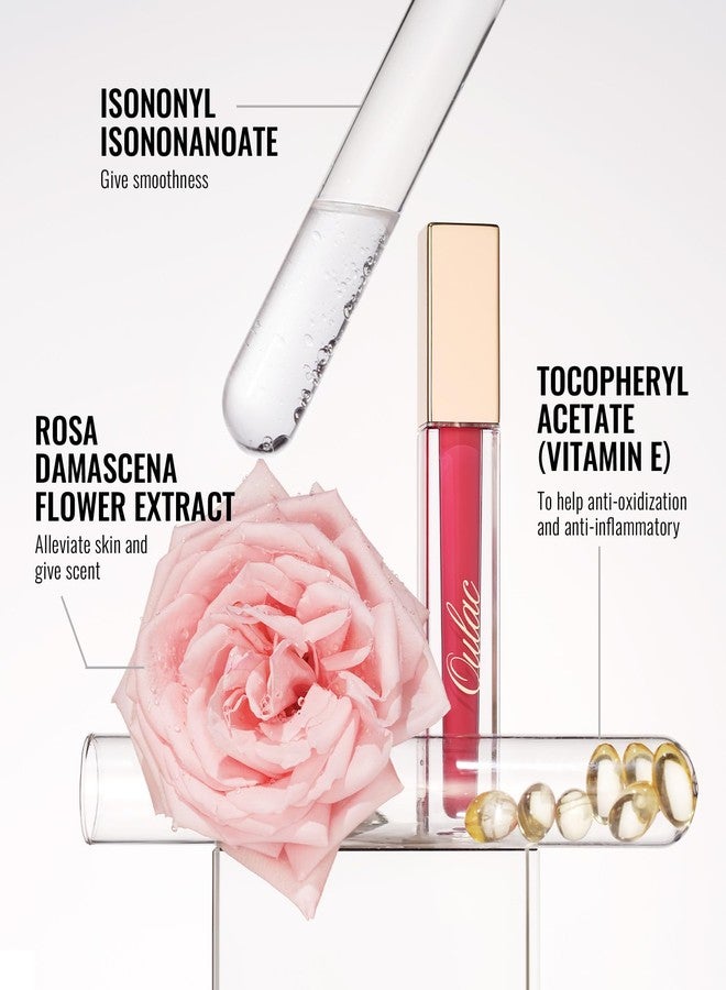Oulac Matte Liquid Lipstick for Women, Red Highly Pigmented Creamy Matte Lip Gloss,Rich Colour Formula with Vitamin E & Rose Oil, Waterproof, Long Lasting,Vegan & Cruelty-Free (M02) - Image 5