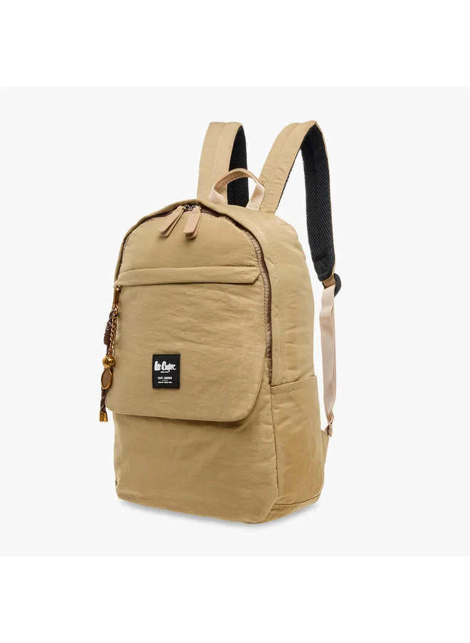 لي كوبر Women Logo Applique Backpack with Adjustable Strap - 32x13x45 cm