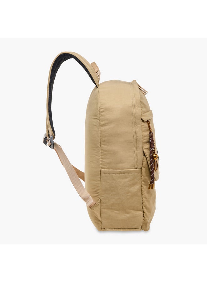 لي كوبر حقيبة ظهر نسائية بشعار مطرز وحزام قابل للتعديل - Image 3