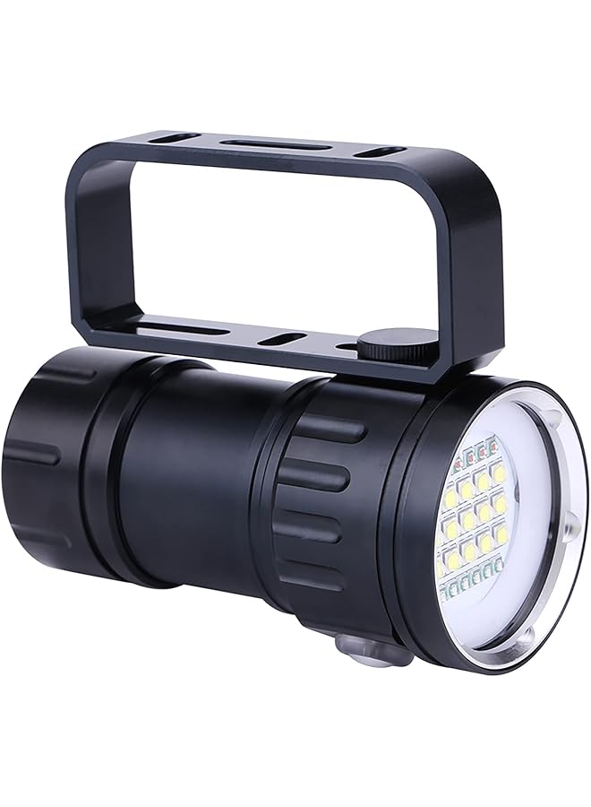 PROMASS Diving Flashlight, 18000Lm Super Bright Dive Light IPX8 Waterproof Aluminum Alloy Underwater Torch Light for Under Water Outdoor Camp - Image 1