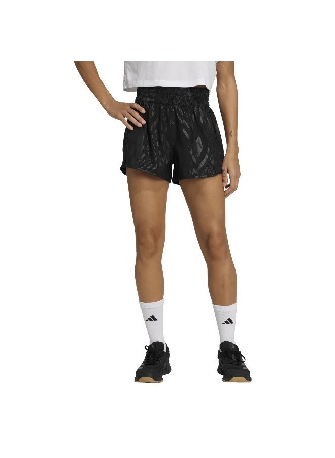 adidas Adidas Aop Pacer Black Shorts (1/4) Shorts For Women