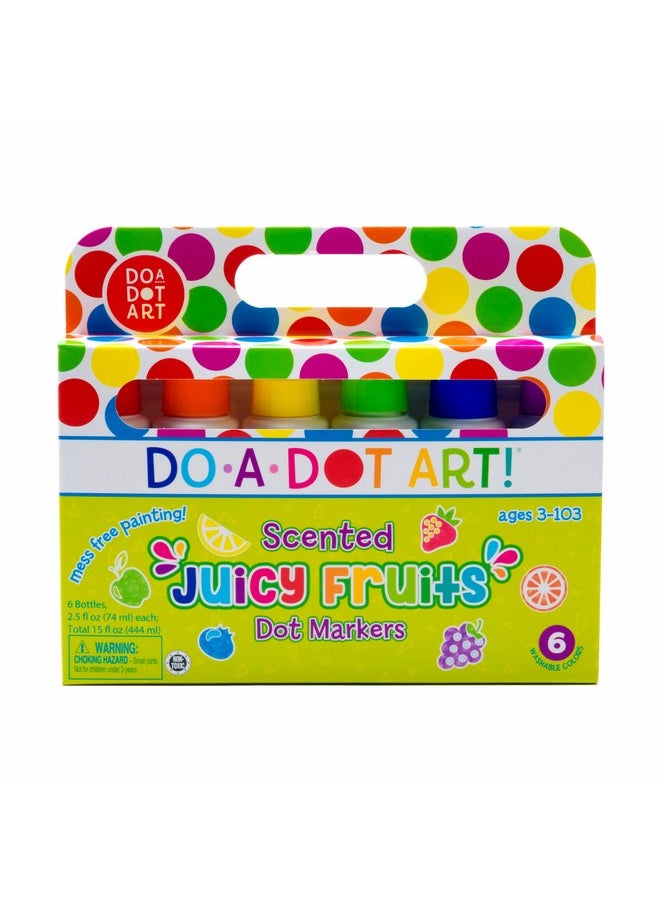 Do.A.Dot Art! Fruit Scented Washable Dot Markers for Kids and Toddlers Educational Set of 6 Pack by Do A Dot Art, The Original Dot Marker, Made in the USA  - Image 1
