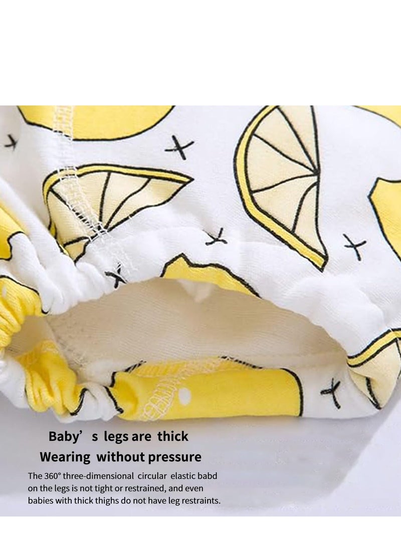 5-Pack Baby Potty Training Pants Breathable Toddler Underwear for Boys and Girls Highly Absorbent Reusable Diapers for 1-3 Years Old Washable Cotton Pocket Diapers - Image 5