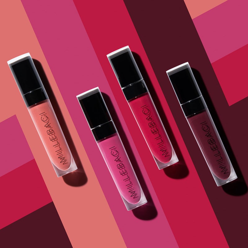 Nouba Millebaci Long Lasting Liquid Lipstick Light Red, Lustrous Moisturizing Creamy Formula with Vitamin E Intense Color Pigment High Impact Makeup Lip Cream Color Stick Balm For Women (Color 8) - Image 3