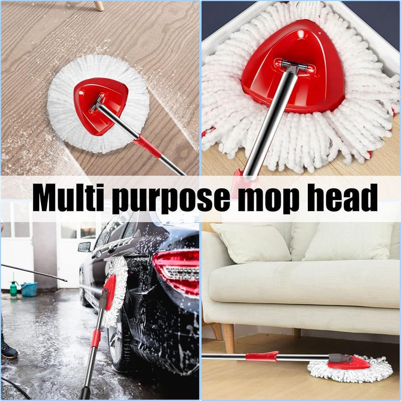 YEESON Spin Mop Replacement Head, 16 Pack 100% Microfiber Mop Refills Spin Mop Replacements Head for Easy House Cleaning Floor Mopping - Image 5