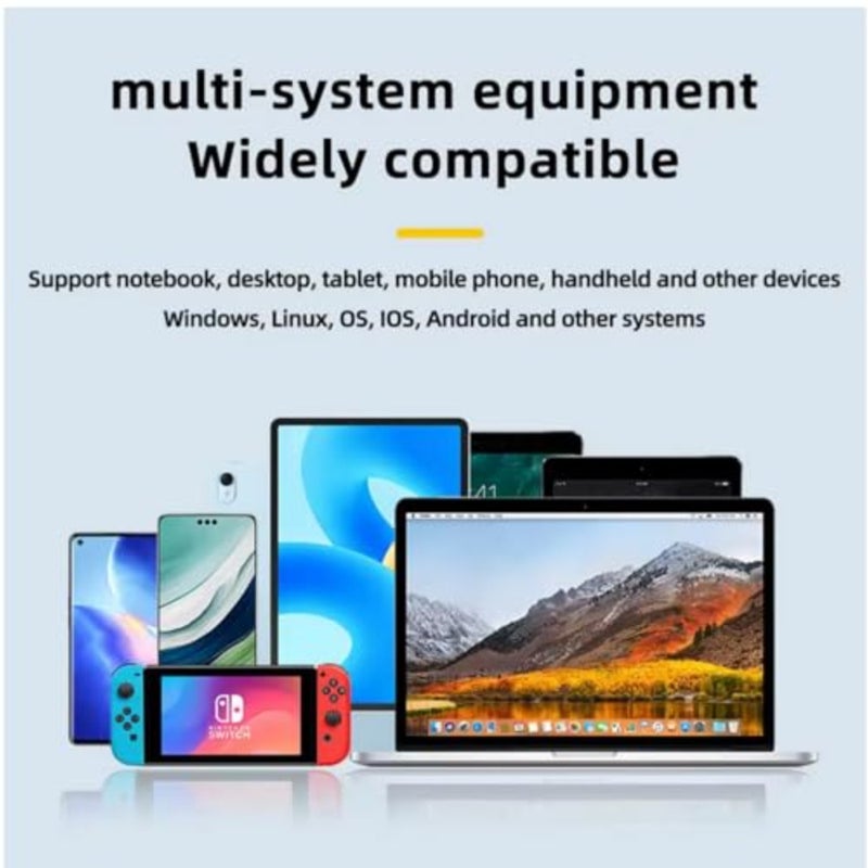 1 قطعة USB-C أنثى إلى RJ45 ذكر جيجابت إيثرنت محول 1 جيجابت في الثانية بطاقة الشبكة المحمولة لأجهزة الكمبيوتر المحمولة ماك بوك برو للتبديل جهاز التوجيه ل iPhone16 باد XPS - Image 5