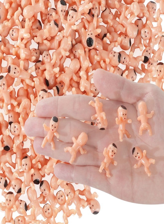 ZZYFGH 60 PCS Plastic Babies for Games, 1 Inch Mini Babies Tiny Baby for Shower Game, My Water Broke Ice Cube Game, King Cake Baby for Party Decorations - Image 2