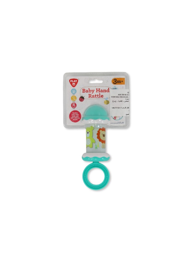 بلاي جو خشخيشة يدوية للأطفال من بلاي جو - أزرق فاتح - Image 1