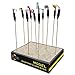OPHIR Model Color Clip Base Stand Holder with 10x Coloring Clips for Airbrush Hobby Craft DIY Painting - Image 2