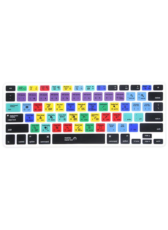 Generic - For Mac Book Apple Notebook Function Keys Air Protection PS Quick MAC Keys OS Computer Keyboard Film-Color:Wubi Radical Orange-Dimensions:12 Inches/A1708(no Touch Bra) - Image 1