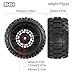REDSPIDER 116 RC Truck Tires Wheel 12mm Hex for Traxxas Mini Maxx 1071541 Mini XRT VXL 1080761 ERevo Mini XRT MJX 16207 16210 16209 16208 HSP 94186 LOSI 118 Mini LMT 4PCS Black - Image 4