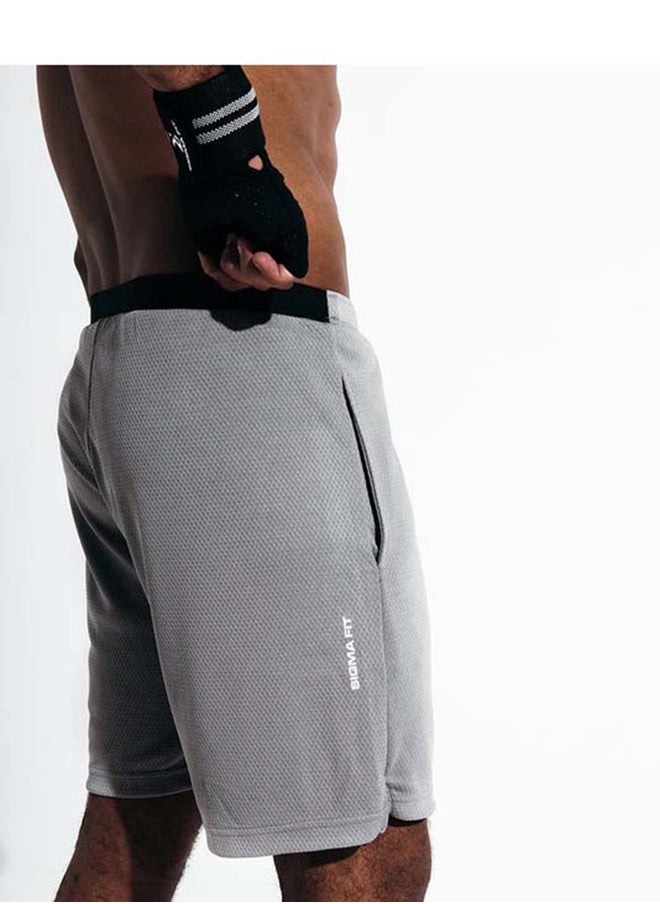 SIGMA FIT - Sigma Fit GRAY IMPACT 9 INCHES SHORT - M ,Color: GRAY - Image 1