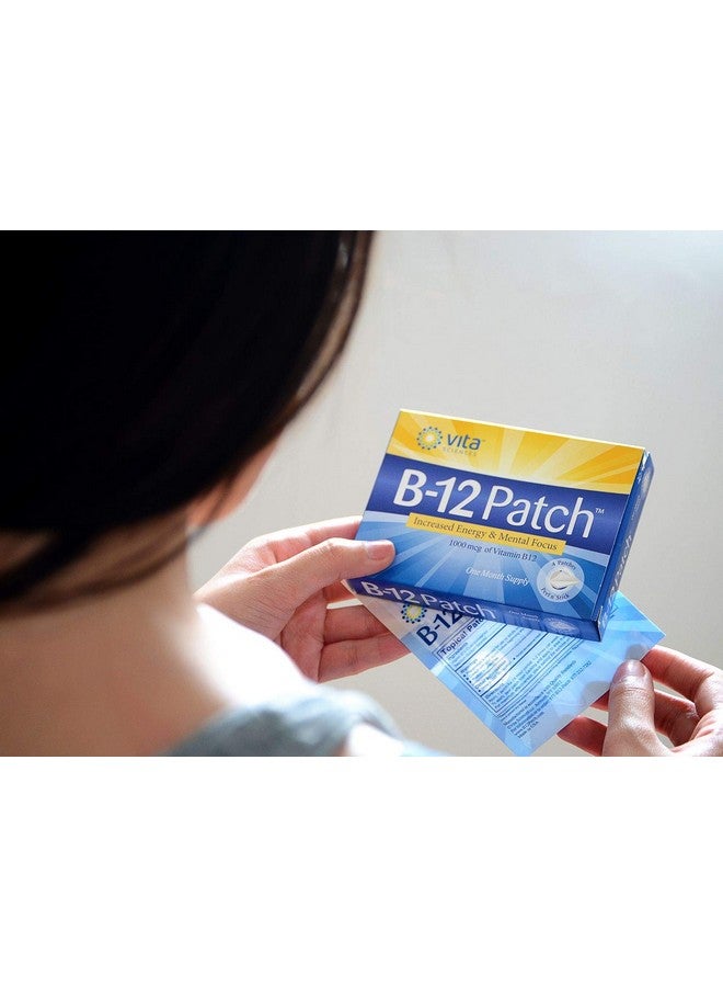 Vita Sciences Vitamin B12 Patch - Extra Strength Formula for Men and Women, 1 Month Supply. Boost Energy, Focus, Memory & Metabolism - Image 3